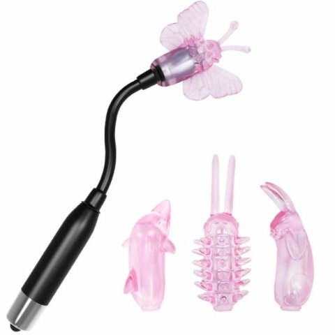 Baile Magiczna Rożdżka z Wibracjami 4 Końcowki Elastyczna 10cm