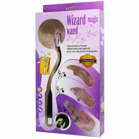 Baile Magiczna Rożdżka z Wibracjami 4 Końcowki Elastyczna 10cm