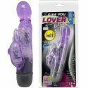 Baile Rabbit Violet 10 trybow - anatomiczny wibrator z funkcją rotacji