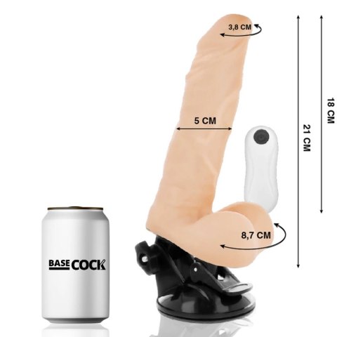 Basecock Model z Pilotem 21 cm - Elastyczny System Wibracji TPE