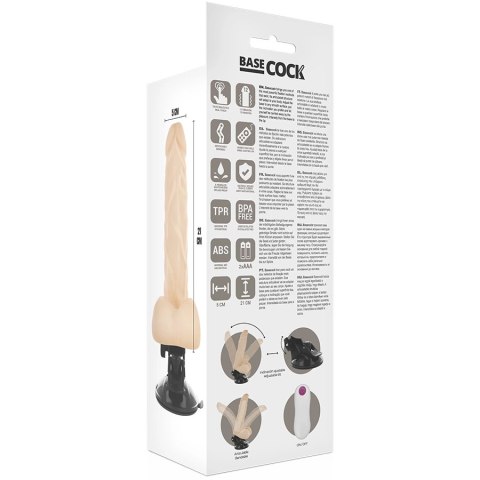 Basecock Model z Pilotem 21 cm - Elastyczny System Wibracji TPE