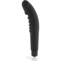 Dolce Vita Classic Black silikonowy model wibracyjny 7 trybow 158x31mm