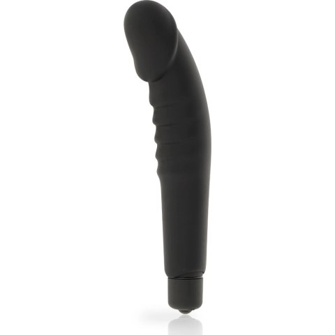 Dolce Vita Classic Black silikonowy model wibracyjny 7 trybow 158x31mm