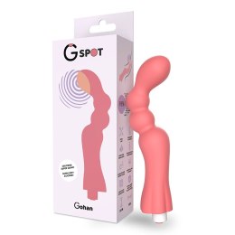 G-SPOT Gohan masażer intymny ładowalny jasnoczerwony silikon 200mm