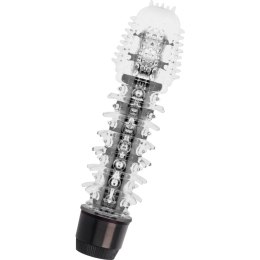 Glossy Axel Black - wibrujący system intymny TPE 14 cm wodoodporny