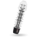 Glossy Axel Black - wibrujący system intymny TPE 14 cm wodoodporny