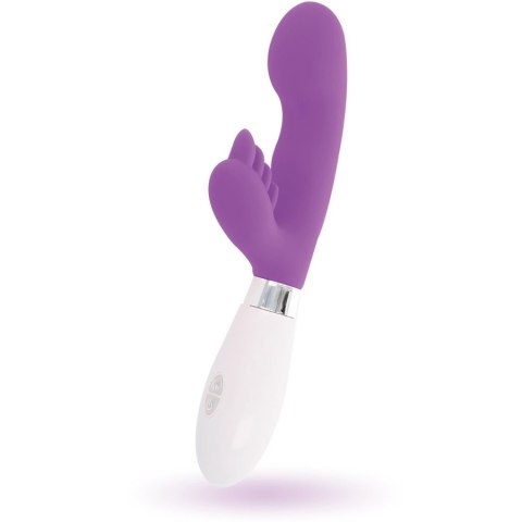 Glossy Elvi Fioletowy Masażer Krolik 10 Trybow Silikonowy 12cm
