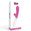 Glossy Jackson silikonowy masażer krolik 10 trybow, rożowy, 12 cm