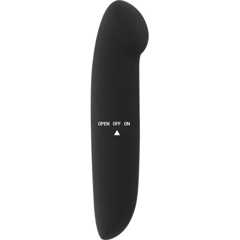 Glossy PHIL Czarny - kompaktowy stymulator wodoodporny 13 cm ABS