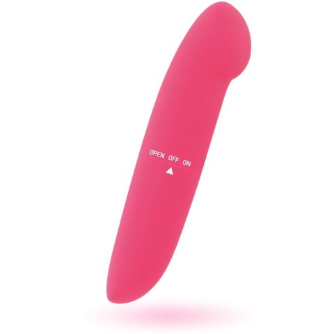 Glossy Phil model rożowy 13 cm - cichy masażer, wodoodporny ABS