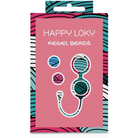 Happy Loky Koraliki Kegla 4 sztuki silikon medyczny rożne wagi