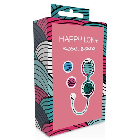 Happy Loky Koraliki Kegla 4 sztuki silikon medyczny rożne wagi