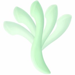 MIA Devon Zielony - Wibrator punktowy G, silikonowy, 10 trybow, 20 cm