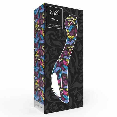 MIA Devon Zielony - Wibrator punktowy G, silikonowy, 10 trybow, 20 cm