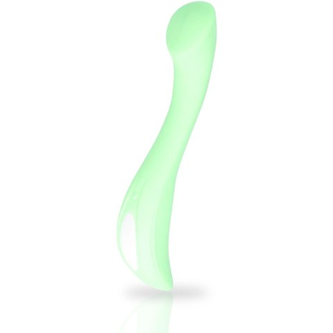 MIA Devon Zielony - Wibrator punktowy G, silikonowy, 10 trybow, 20 cm