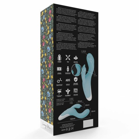 MIA Dresde model podwojny turkusowy - wodoodporny, 19,2 cm, silikon