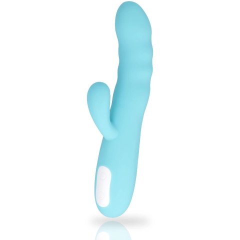 MIA Eiffel Turkusowy - Wibrujący model z podwojnym silnikiem, 20,7 cm
