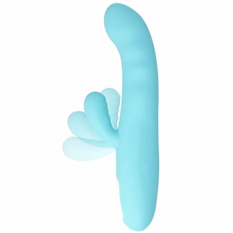 MIA Eiffel Turkusowy - Wibrujący model z podwojnym silnikiem, 20,7 cm