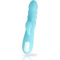 MIA Eiffel Turkusowy - Wibrujący model z podwojnym silnikiem, 20,7 cm