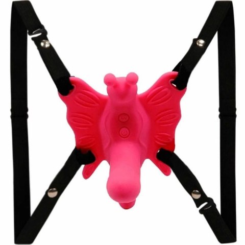 Baile Ultra Harness Motylkowy - Wibrująca uprząż z 10 trybami