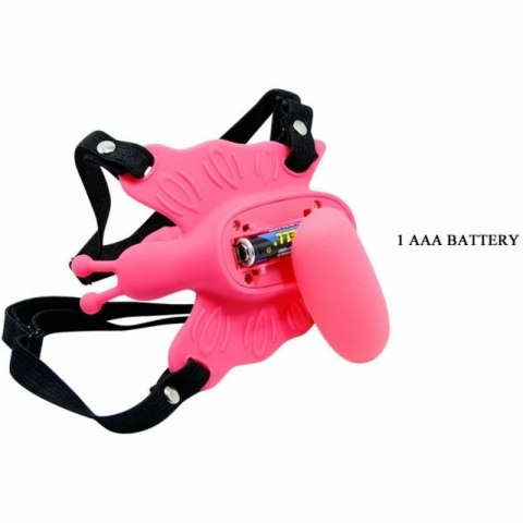 Baile Ultra Harness Motylkowy - Wibrująca uprząż z 10 trybami