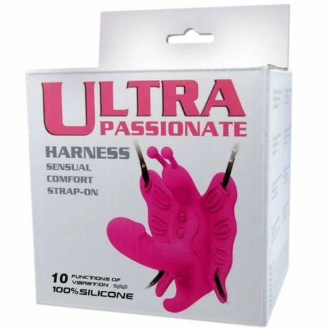 Baile Ultra Harness Motylkowy - Wibrująca uprząż z 10 trybami