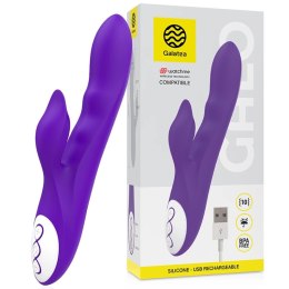 Galatea Galo Lilac - Model z 3 Strefami Wibracji, WatchMe, 21 cm