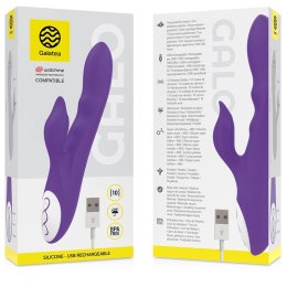 Galatea Galo Lilac - Model z 3 Strefami Wibracji, WatchMe, 21 cm