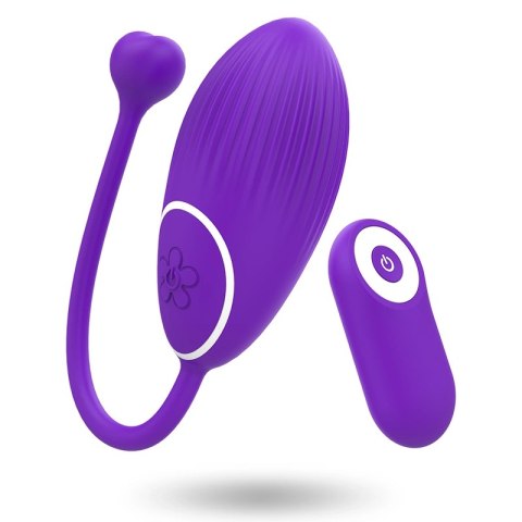 Galatea Otto Click&Play - stymulator par z pilotem, silikon liliowy 19cm