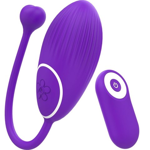 Galatea Otto Click&Play - stymulator par z pilotem, silikon liliowy 19cm