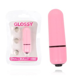 Glossy Brilliant Mini Wibrator Bullet Rożowy, wodoodporny, 58mm
