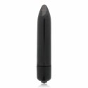 Glossy Brilliant cienki model wibrujący czarny wodoodporny 87mm
