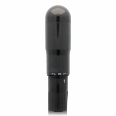 Glossy Brilliant - dyskretny mini masażer wibracyjny czarny, wodoodporny