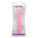 Glossy Slim Vibrator Deep Rose - precyzyjny model wodoodporny ABS 165 mm