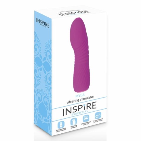 INSPIRE ESSENTIAL Myla fioletowy - kompaktowy model ładowany USB, 12 trybow