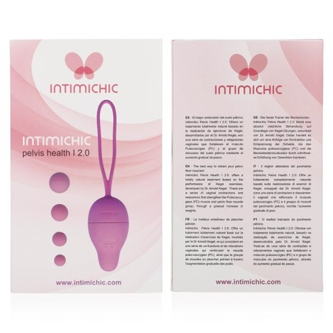Intimichic Pelvis Health I 2.0 - Zestaw do ćwiczeń mięśni dna miednicy, silikon