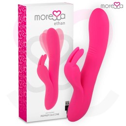 Moressa Ethan Premium silikonowy model dwusilnikowy fioletowy 205mm