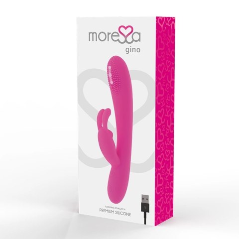 Moressa Gino Premium silikonowy masażer ładowany USB, 7 trybow, wodoodporny