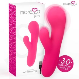 Moressa Jerry Premium silikonowy model z 2 silnikami, 30 trybow, fioletowy