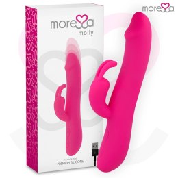 Moressa Molly Premium silikonowy model ładowany USB, 205 mm fioletowy