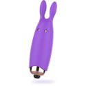 Womanvibe Bugsy silikonowy stymulator typu krolik, mini, fioletowy