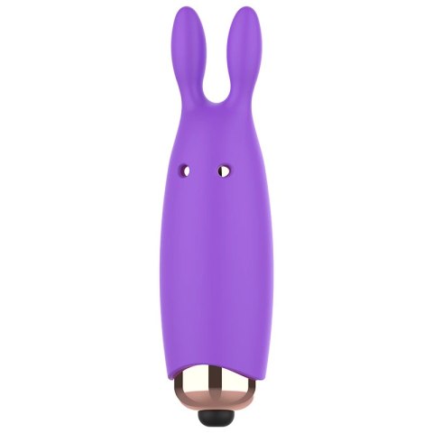 Womanvibe Bugsy silikonowy stymulator typu krolik, mini, fioletowy