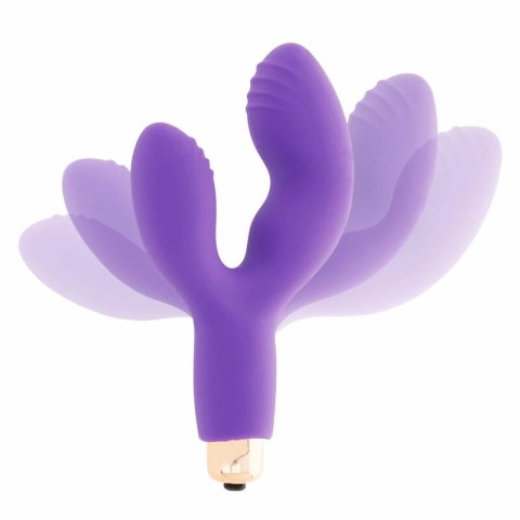 Womanvibe Vanix silikonowy stymulator unisex 12,1 cm fioletowy