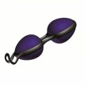 Joydivision Joyballs kulki treningowe czarno-niebieskie Silikomed 10cm