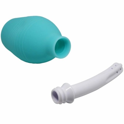 MR PLAY Gruszka do higieny analnej silikonowa niebieska 220 ml
