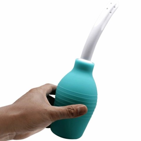MR PLAY Gruszka do higieny analnej silikonowa niebieska 220 ml