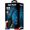 MR PLAY Prysznic higieniczny czarny - duża gruszka, silikonowy model