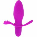 PRETTY LOVE Fith - silikonowy wibrator dwustrefowy 10 trybow, 11 cm