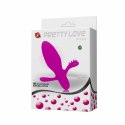 PRETTY LOVE Fith - silikonowy wibrator dwustrefowy 10 trybow, 11 cm