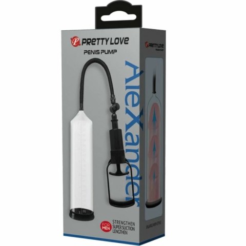 Pretty Love Alexander - pompa powietrzna z miarką i systemem uwalniania